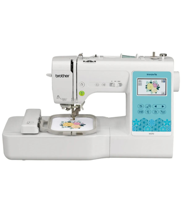 The Brother BM 370 Computerized Embroidery Machine is a user-friendly and versatile embroidery machine designed for home and small business embroidery projects.