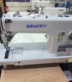 The Sewkey Walking Foot Machine is a heavy-duty sewing machine designed for thick and multi-layered materials, ensuring consistent stitching without fabric shifting.